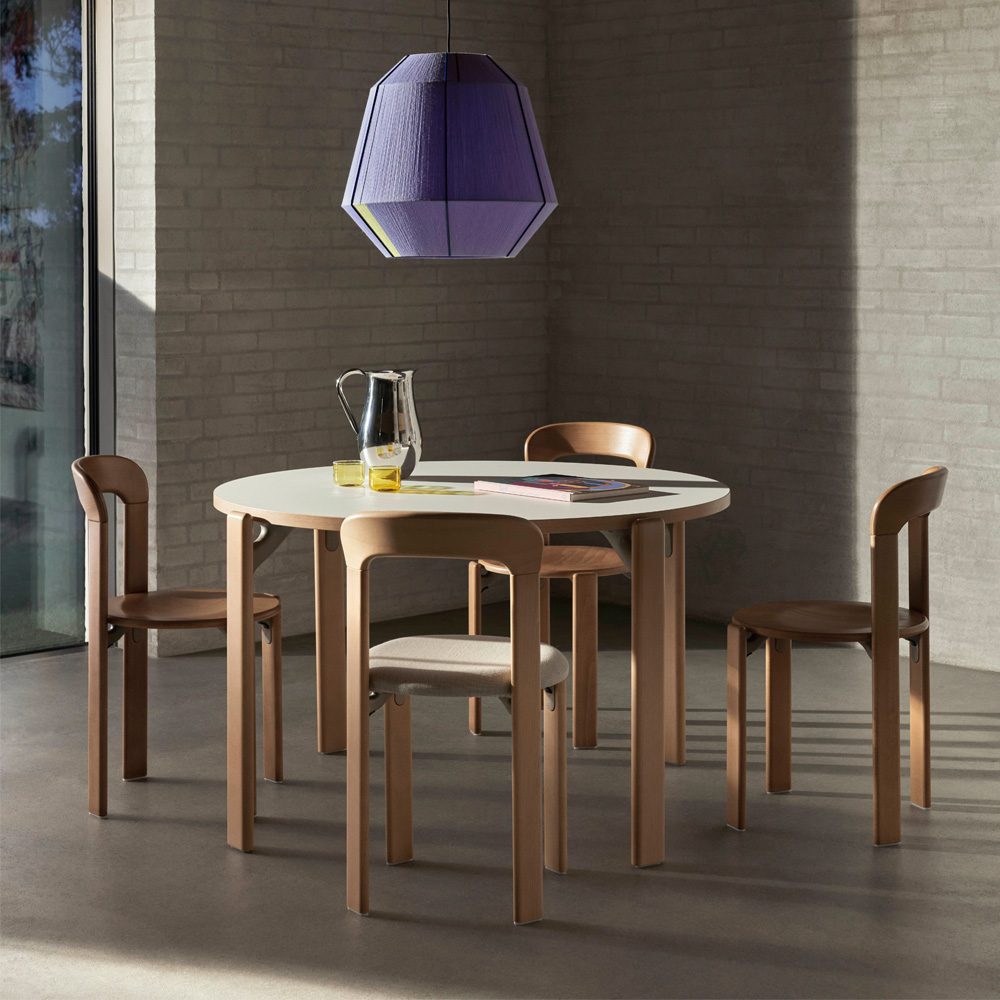 Hay_Rey_Table_128_pyöreä_ravintolapöytä_ruokapöytä_pyökki_03 - Edella Hay Rey Table Chair