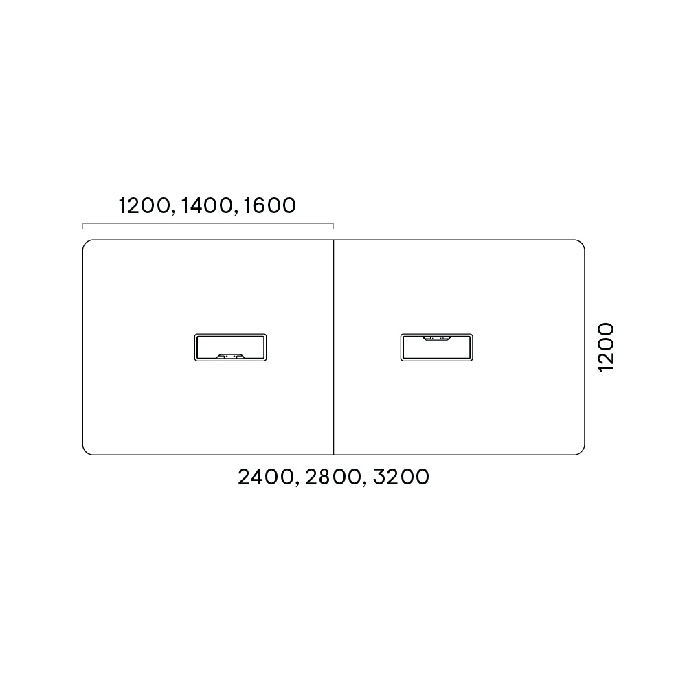 Jazz_Arqus_CAQ240-280_kokouspöytä_neuvottelupöytä_suorareunainen_8-hengelle_03 - Edella Narbutas Arqus Rectangular neuvottelupöytä (8 hlö)