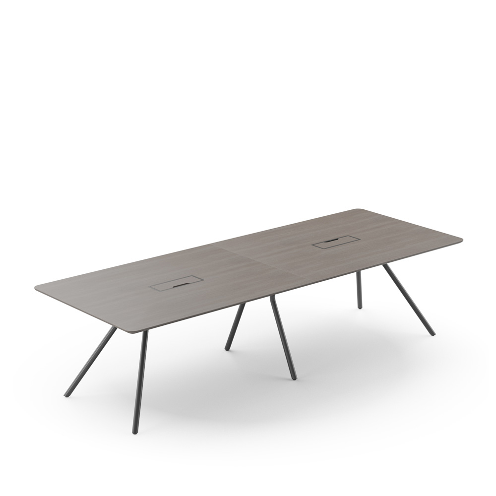 Jazz_Arqus_CAQ320_kokouspöytä_neuvottelupöytä_suorareunainen_10-hengelle_01 - Edella Narbutas Arqus Rectangular neuvottelupöytä (10 hlö)