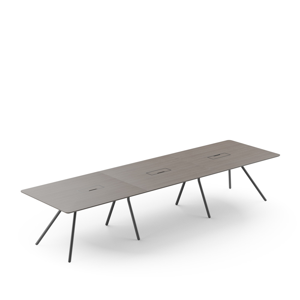Jazz_Arqus_CAQ420_kokouspöytä_neuvottelupöytä_suorareunainen_12-hengelle_01 - Edella Narbutas Arqus Rectangular neuvottelupöytä (12 hlö)
