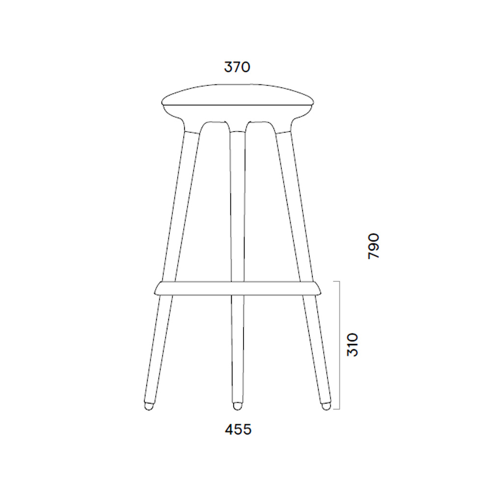 Narbutas_Cannie_SCN001_korkea_baarituoli_baarijakkara_02 - Edella Narbutas Cannie High Stool korkea baarijakkara