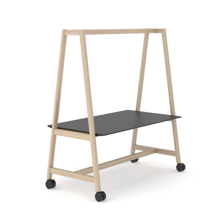 Narbutas Nova Wood Multipurpose Table HPL pöytä pyörillä