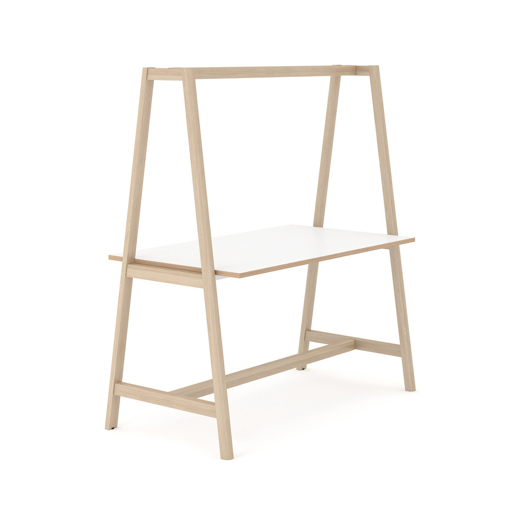 Narbutas_Nova_Wood_Multipurpose_MFC_korkea_pöytä_puujalat_01 - Edella Narbutas Nova Wood Multipurpose Table High korkea pöytä