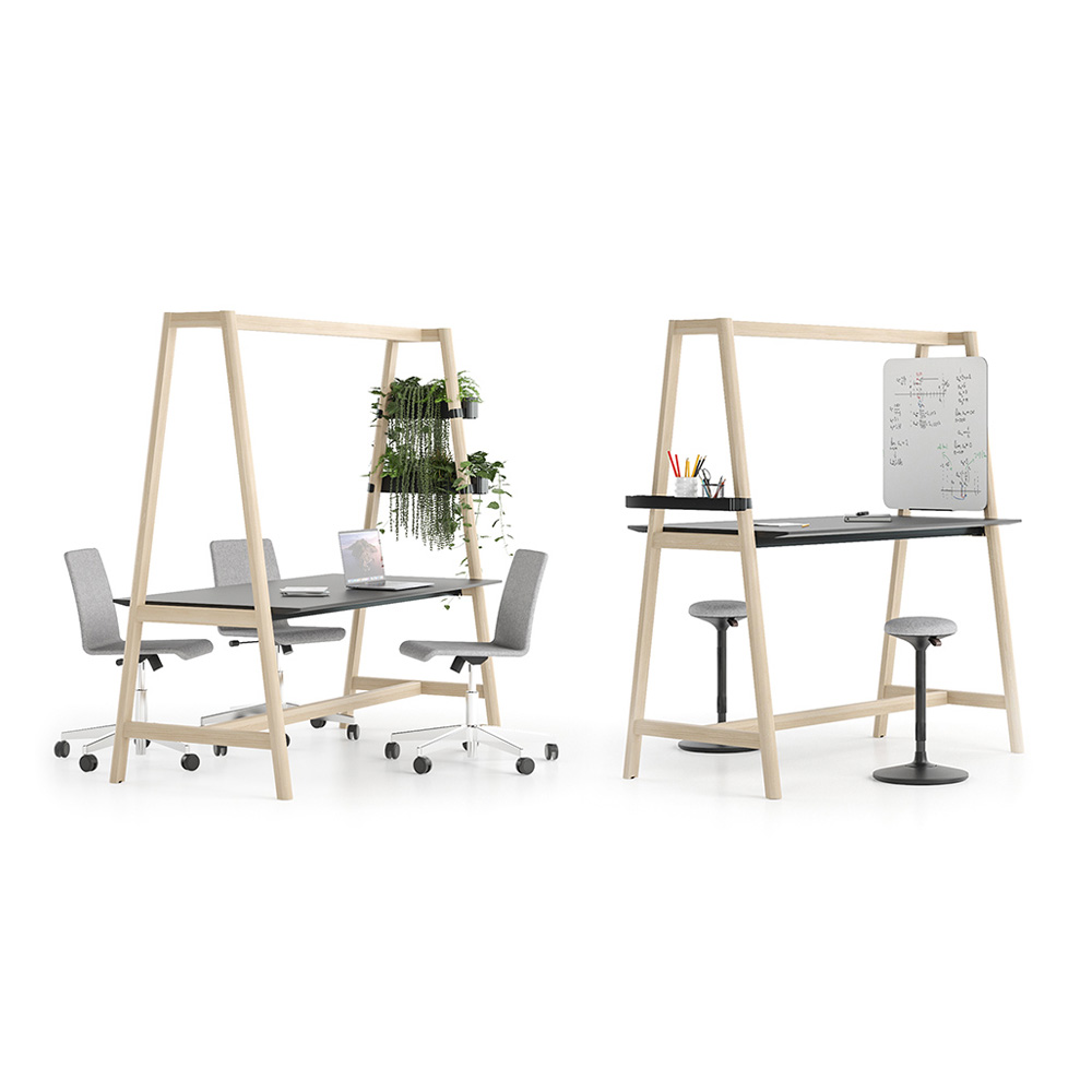Narbutas_Nova_Wood_Multipurpose_korkea_pöytä_puujalat_02 - Edella Narbutas Nova Wood Multipurpose Table pöytä
