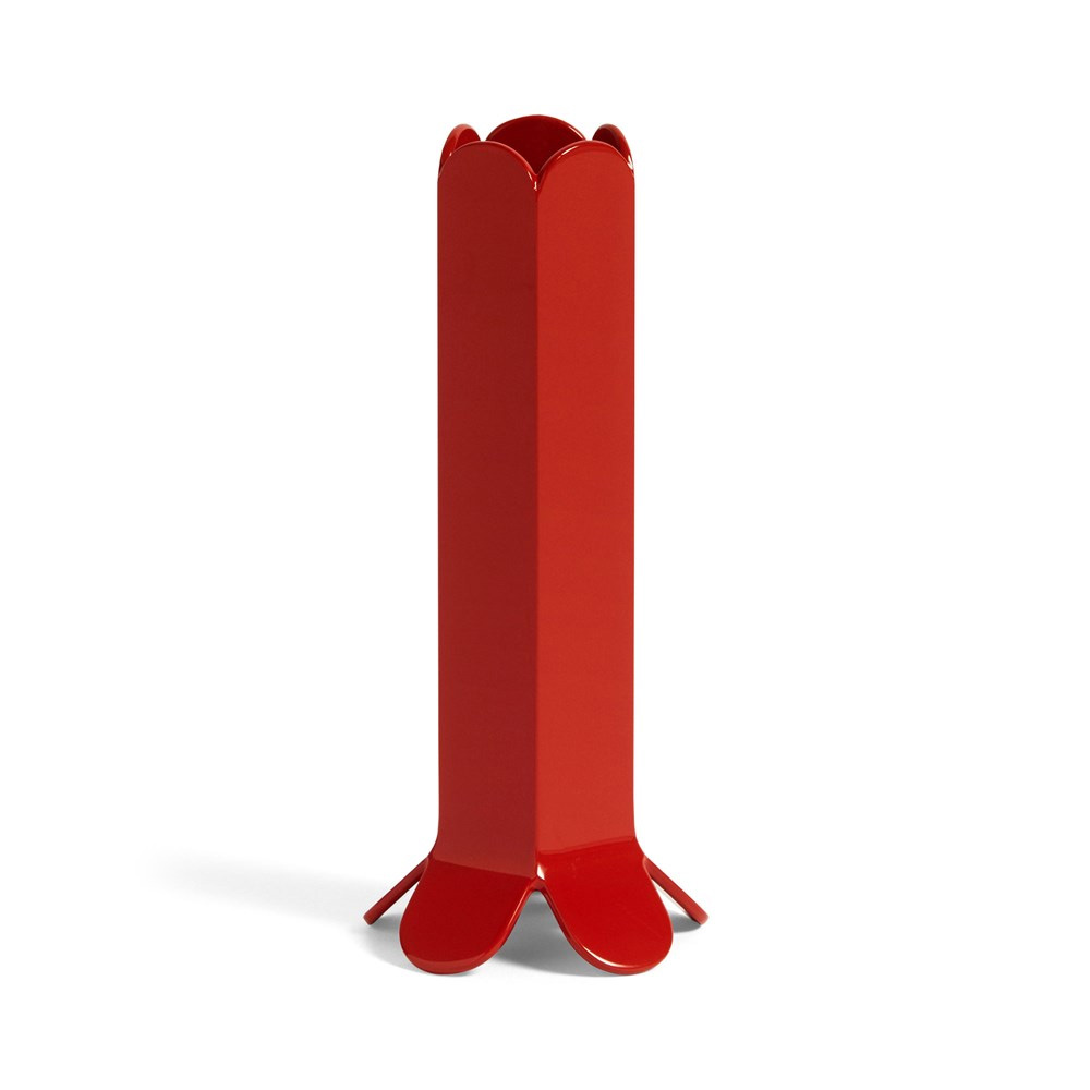 Hay Arcs Candleholder L Red kynttilänjalka