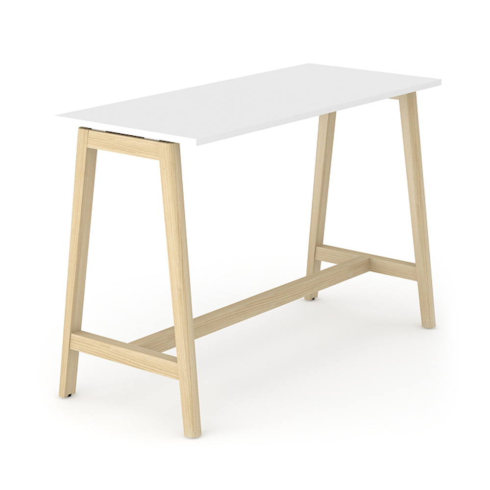Narbutas_Nova_Wood_Table_high_MFC_korkea_poyta_puujalat_01 - Edella Narbutas Nova Wood Table High korkea pöytä