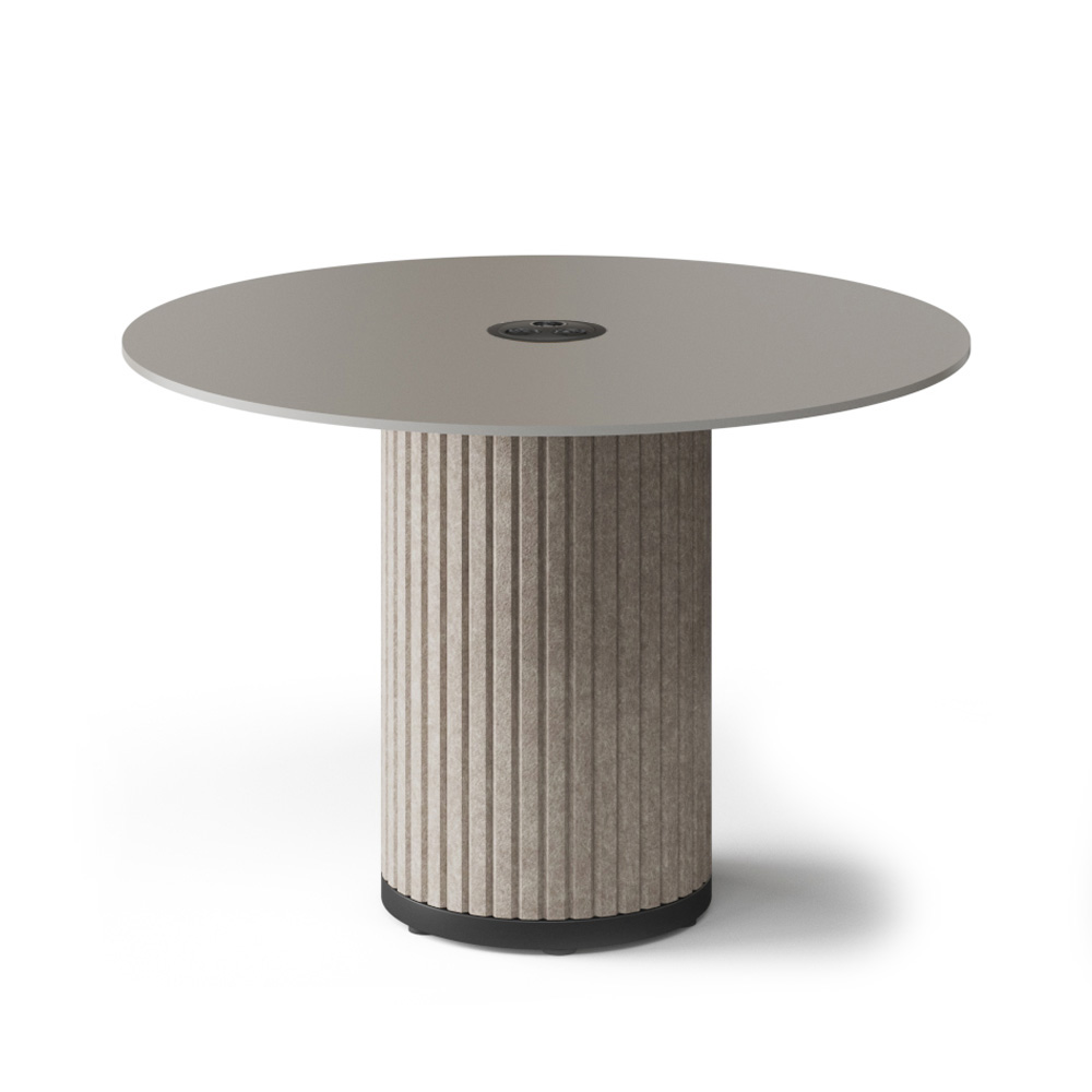 Narbutas Parthos Meeting Table Ø110 neuvottelupöytä pistorasioilla (5 hlö)