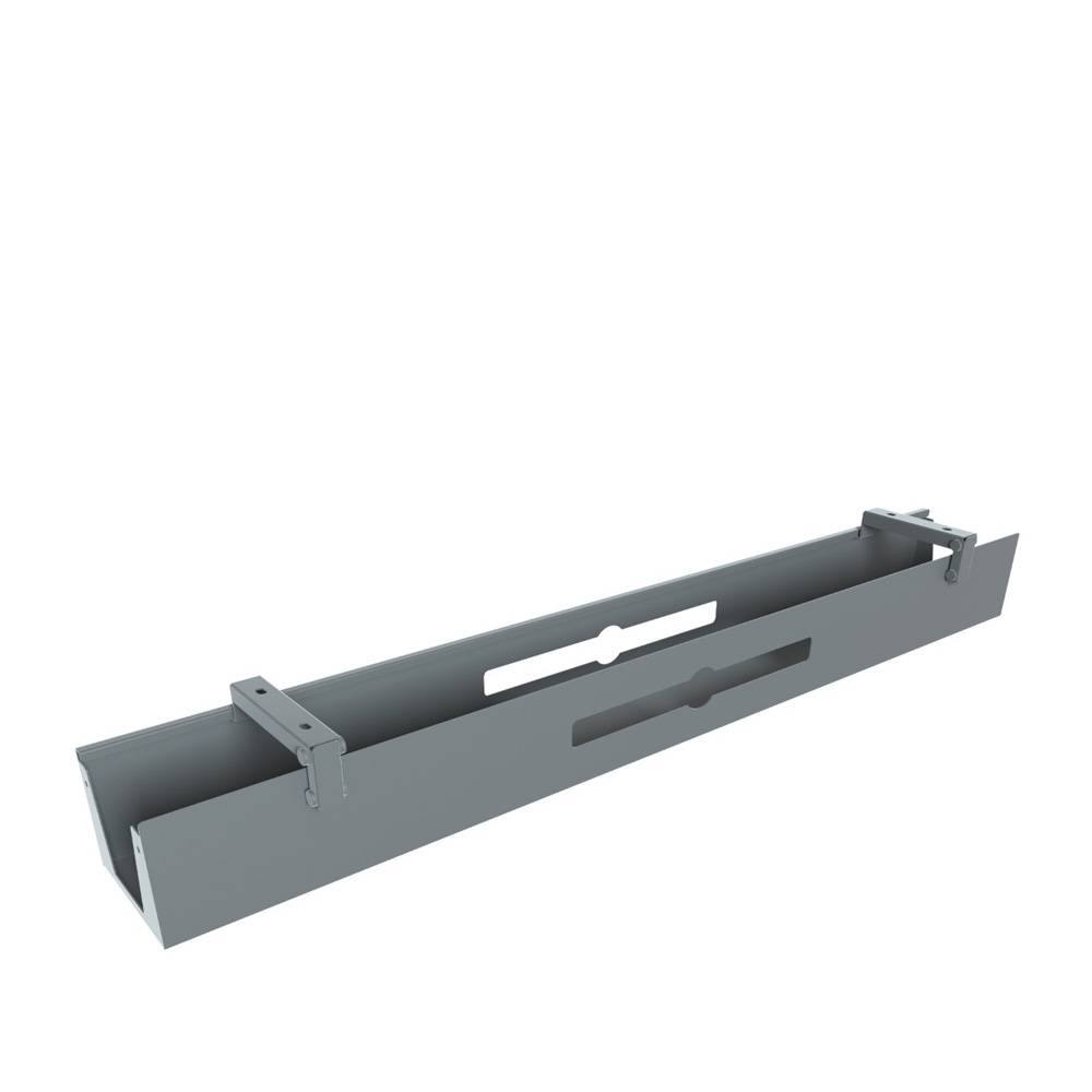 Edset_Tiltable_cable_tray_taittuva_johtokouru_kaapelikaukalo_johtokori_harmaa_02 - Edella SELECTed Tiltable Metal Cable Tray taittuva kaapelikouru