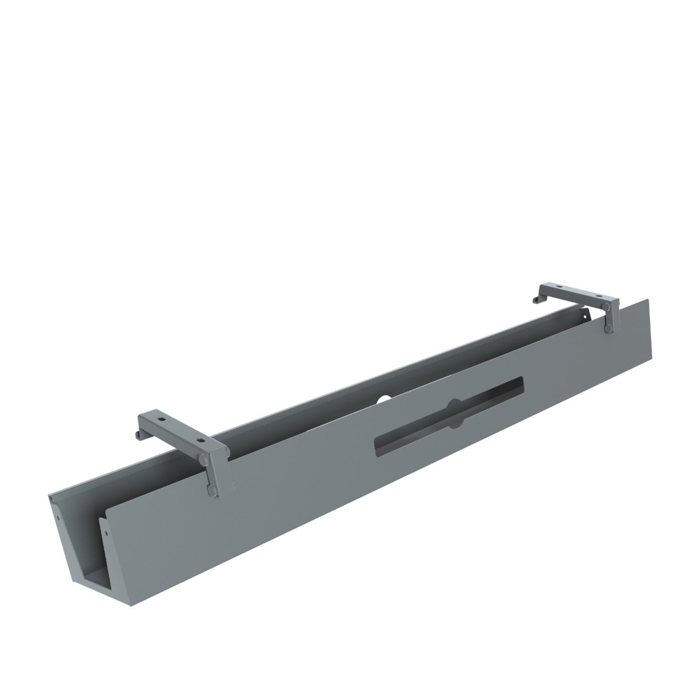 Edset_Tiltable_cable_tray_taittuva_johtokouru_kaapelikaukalo_johtokori_harmaa_03 - Edella SELECTed Tiltable Metal Cable Tray taittuva kaapelikouru