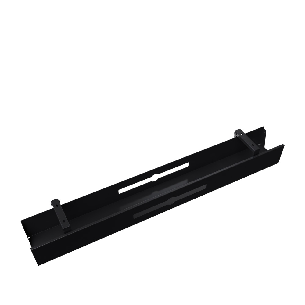 Edset_Tiltable_cable_tray_taittuva_johtokouru_kaapelikaukalo_johtokori_musta_01 - Edella SELECTed Tiltable Metal Cable Tray taittuva kaapelikouru