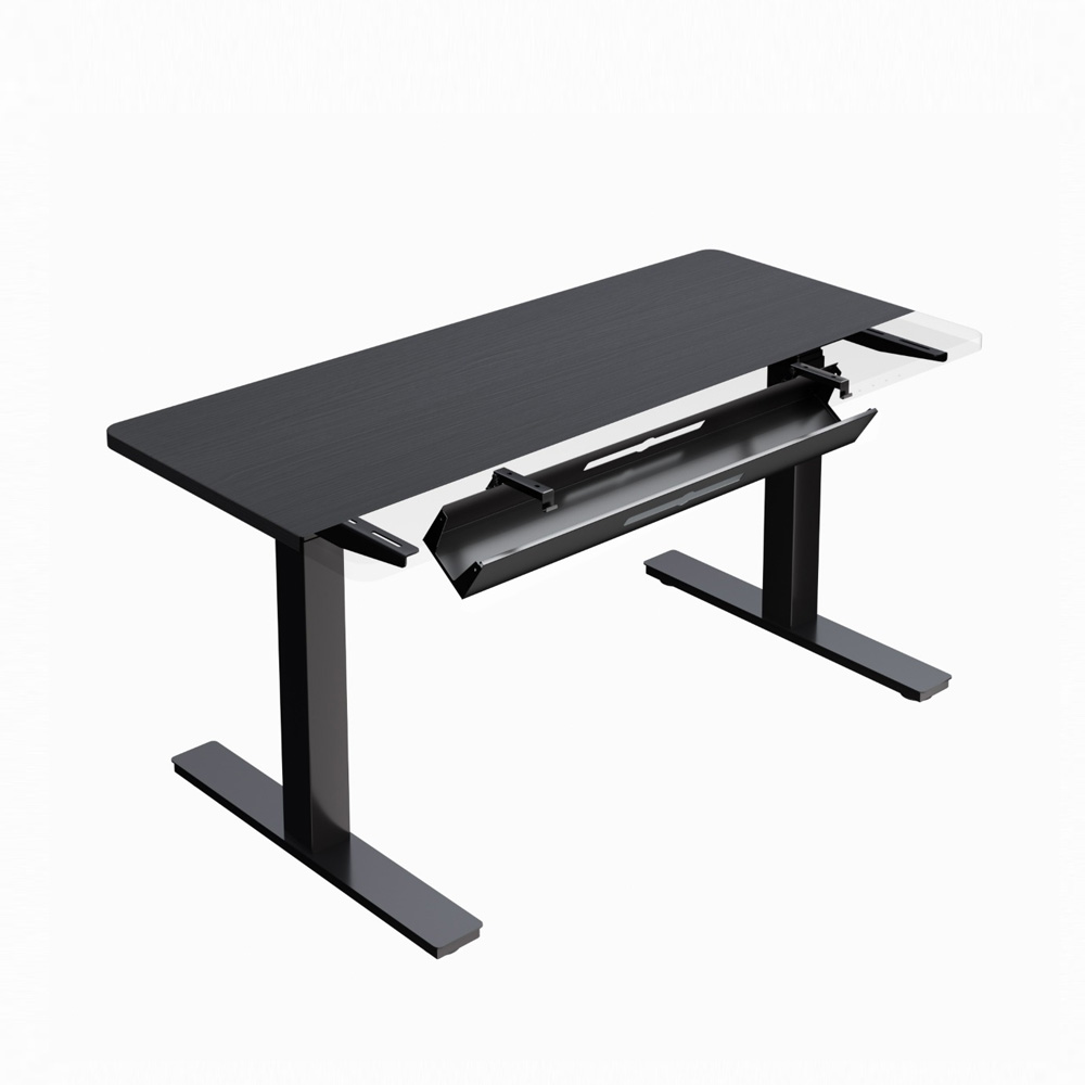 Edset_Tiltable_cable_tray_taittuva_johtokouru_kaapelikaukalo_johtokori_musta_06 - Edella SELECTed Tiltable Metal Cable Tray taittuva kaapelikouru