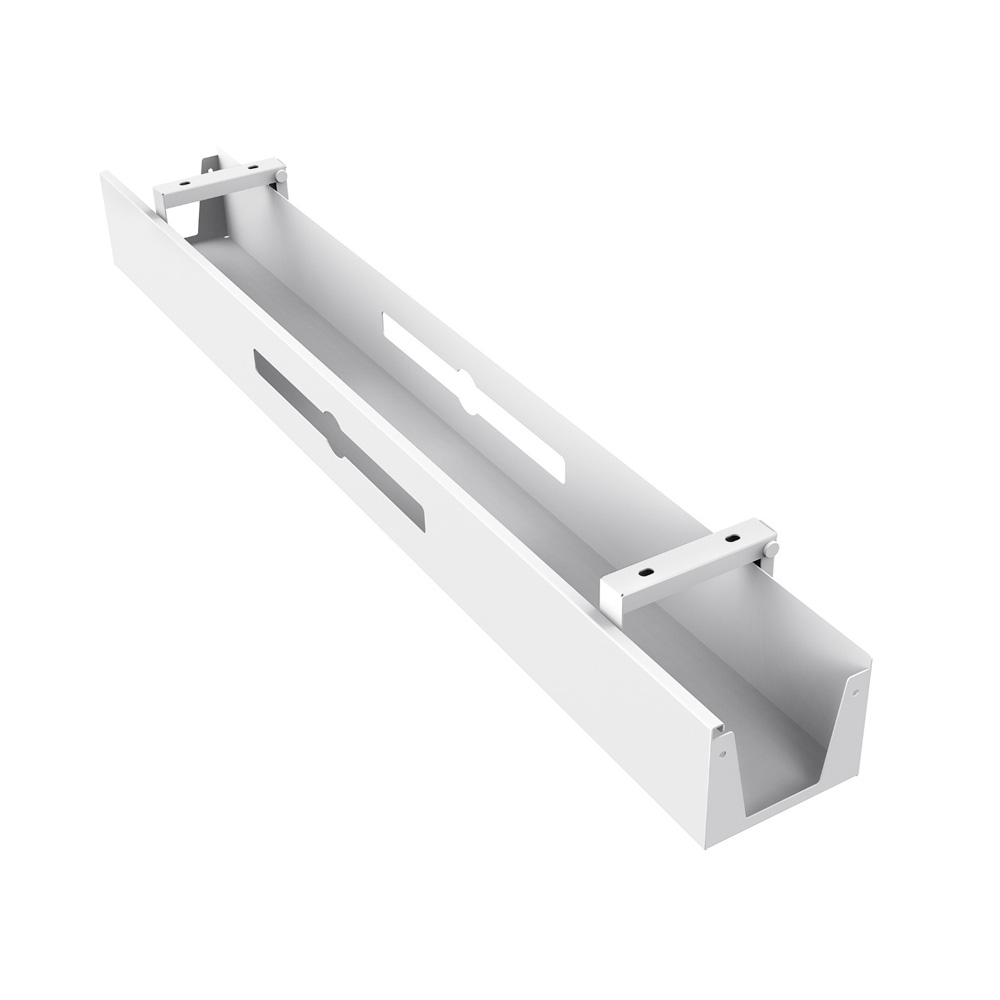 Edset_Tiltable_cable_tray_taittuva_johtokouru_kaapelikaukalo_johtokori_valkoinen_03 - Edella SELECTed Tiltable Metal Cable Tray taittuva kaapelikouru