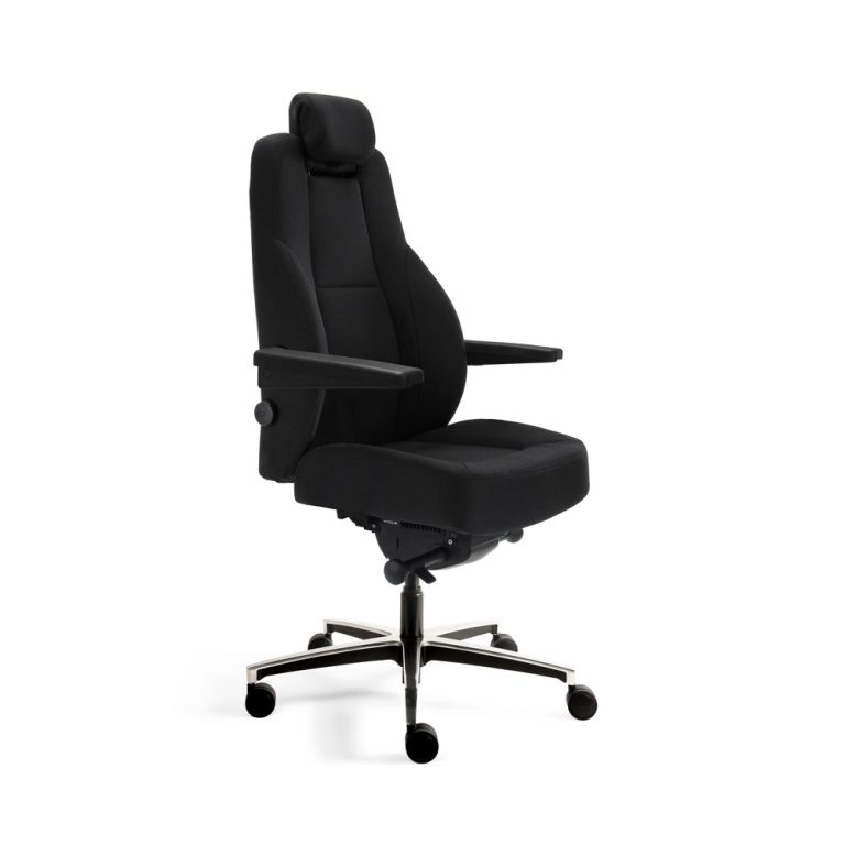 SELECTed SitBack 24/7 valvomotuoli kangas taittuvilla käsinojilla