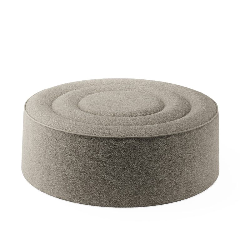 Woud Praline Pouf Ø112 pyöreä istuinrahi