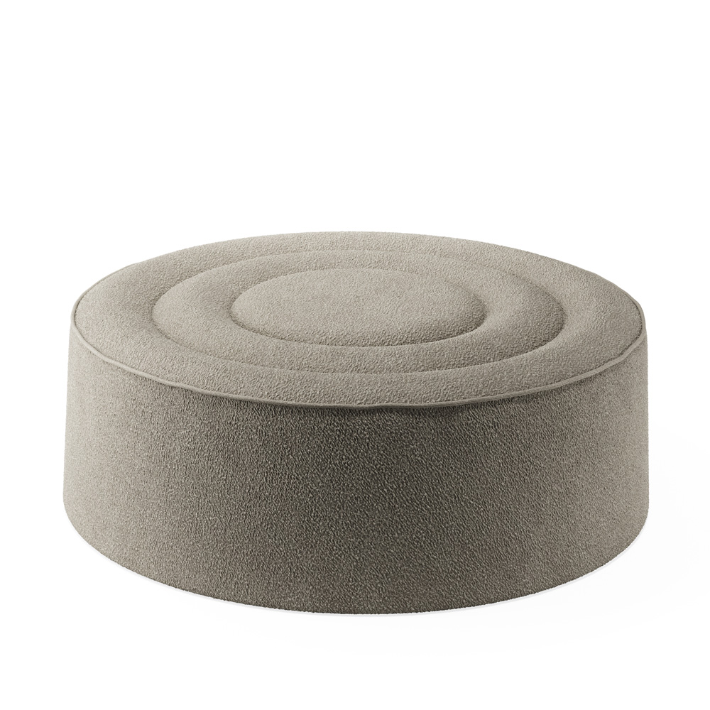 Woud Praline Pouf Ø112 pyöreä istuinrahi