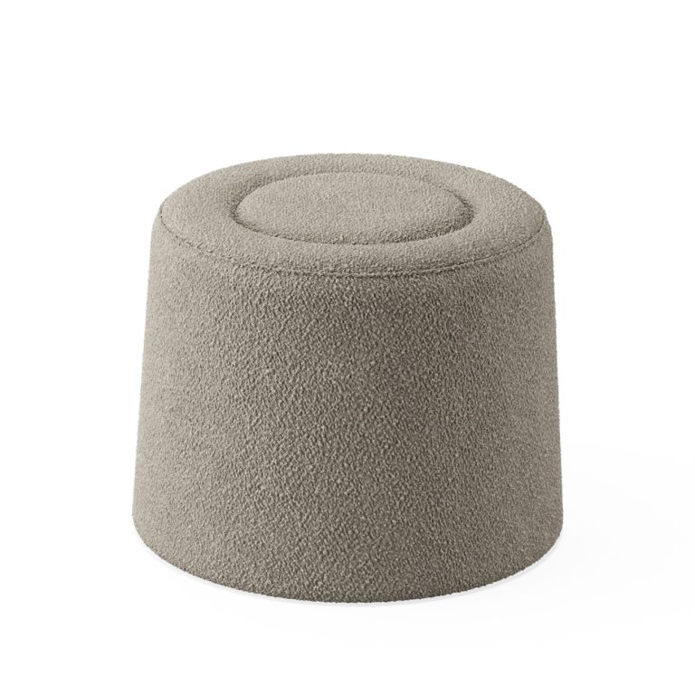 Woud Praline Pouf Ø52 pyöreä istuinrahi