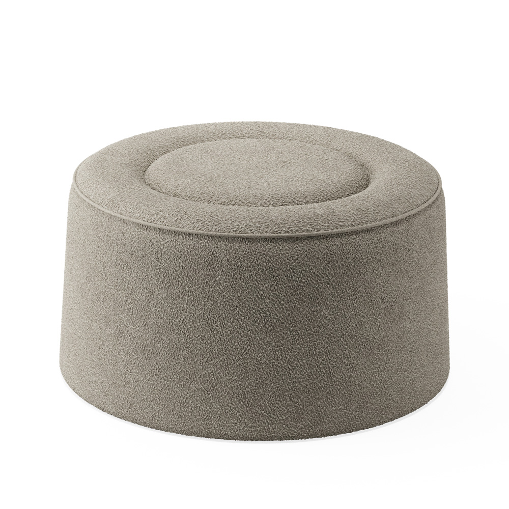 Woud Praline Pouf Ø78 pyöreä istuinrahi