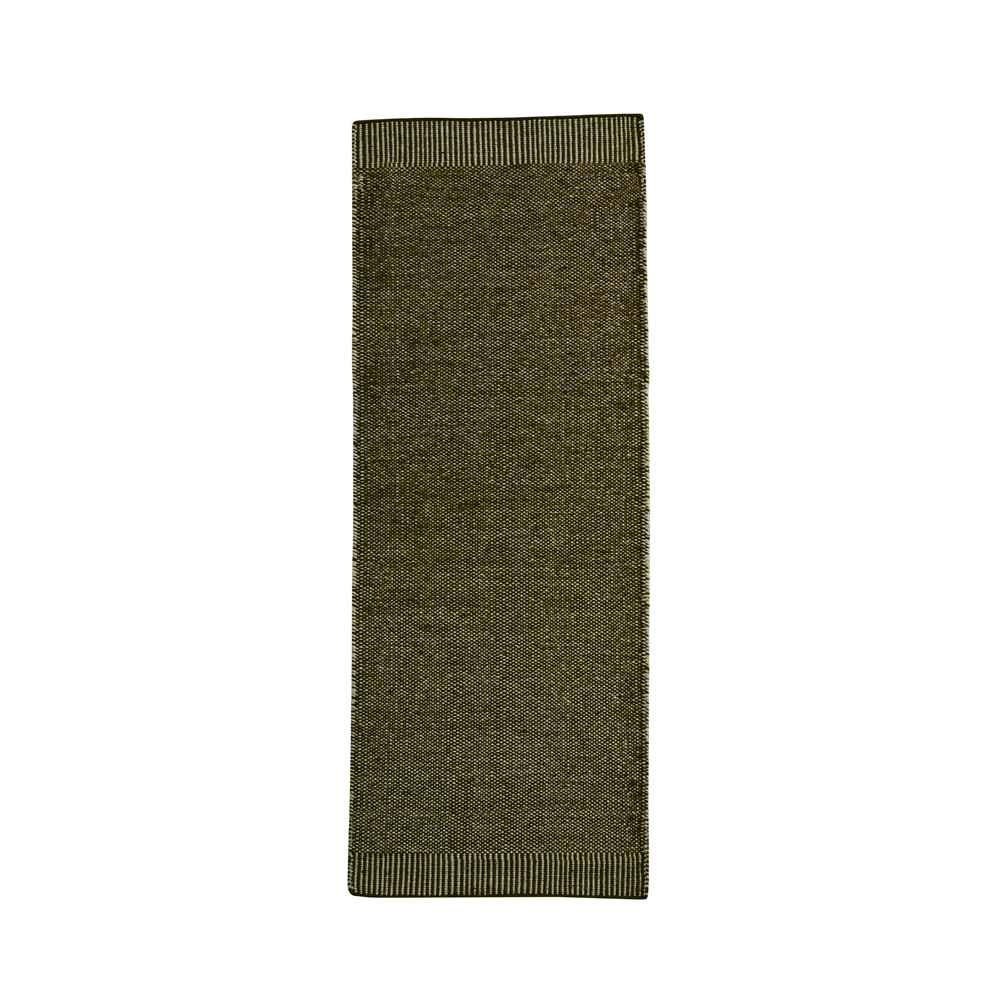 Woud_Rombo_Rug_200X75_Moss_green_Villa_juutti_matto_01 - Edella Woud Rombo Rug 75x200 matto