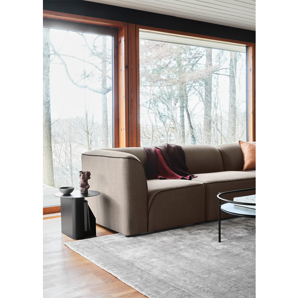 Woud_Sentrum_sivupöytä_sohvapöytä_Black_musta_02 - Edella Woud Sentrum Side Table pyöreä sohvapöytä