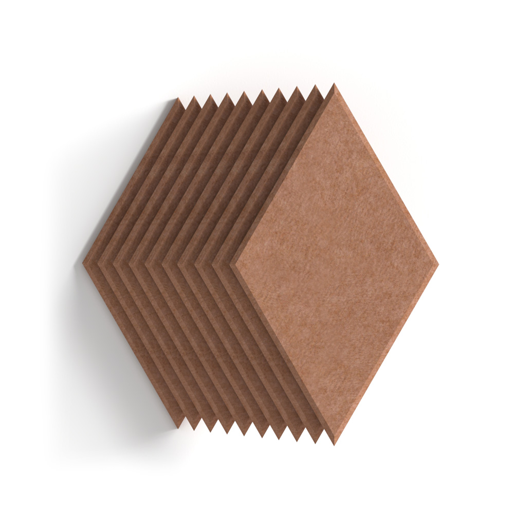 Narbutas Acoustic Artwork Tiles Diamond akustoiva seinäpaneeli (10 kpl)