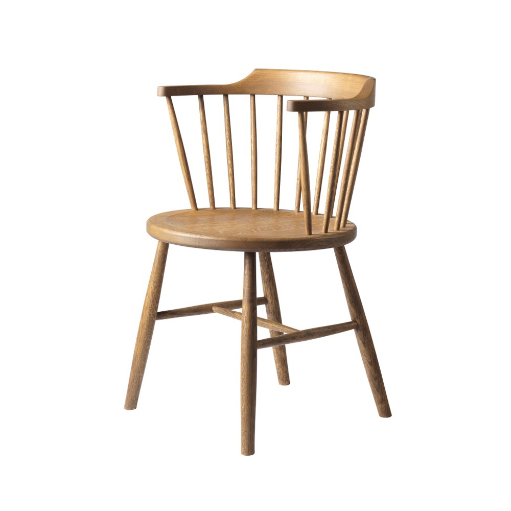 FDB_Möbler_J18_Oak_brown_oiled_tammi_pinnatuoli_puutuoli_01 - Edella FDB Møbler J18 tuoli öljytty tammi