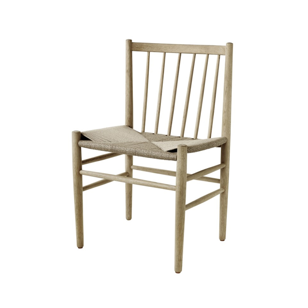 FDB_Möbler_J80_Oak_nature_Oiled_tammi_ravintolatuoli_puutuoli_01 - Edella FDB Møbler J80 tuoli öljytty tammi