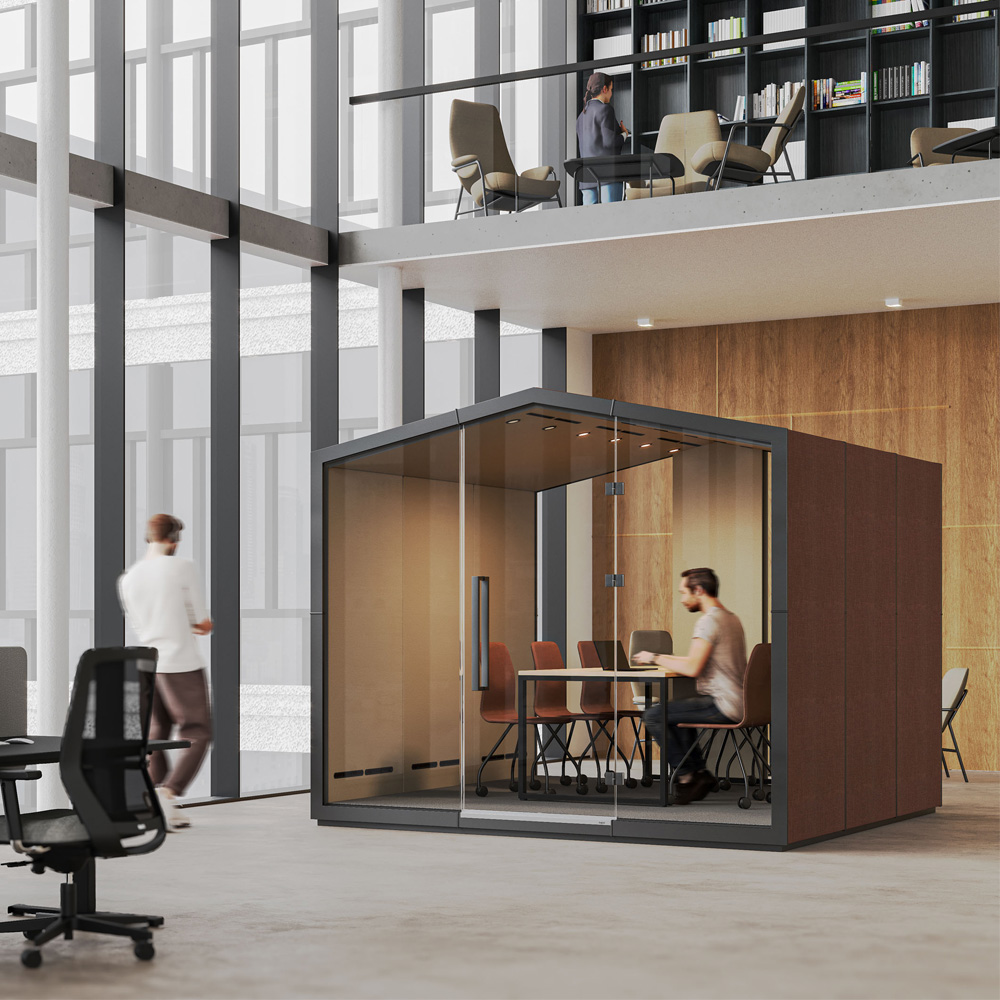 Bejot_Treehouse_TH6G2_6-hengen_vetäytymistila_hiljainen_neuvottelutila_04 - Edella Bejot Treehouse 6G2 1-6-hengen vetäytymistila