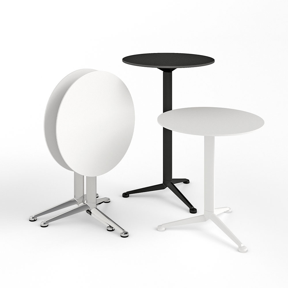 Infiniti_3-POD_Table_ravintolapöytä_terassipöytä_pyöreä_taittopöytä_04 - Edella Infiniti 3-Pod Table ravintolapöytä / taittopöytä