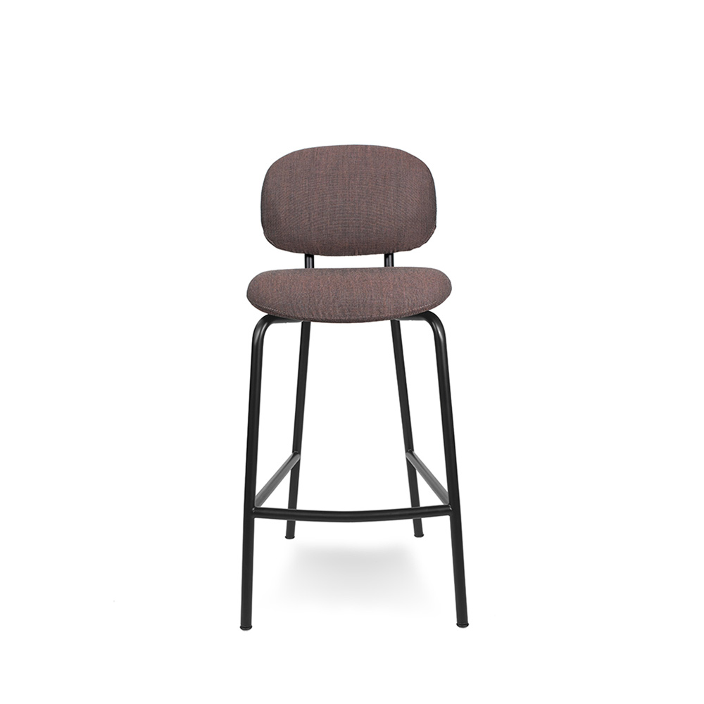 Infiniti_Tondina_Fat_Kitchen_Stool_Baarituoli_verhoiltu_putkijalat_06 - Edella Infiniti Tondina Fat Kitchen Stool matala baarituoli