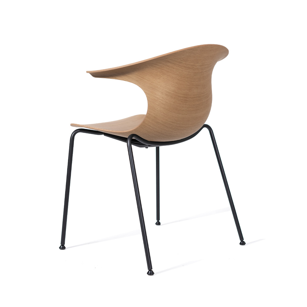 Infiniti_Loop_3D_Wood_4_Legs_ravintolatuoli_kahvilatuoli_putkijalat - Edella Infiniti Loop 3D Wood 4 Legs tuoli