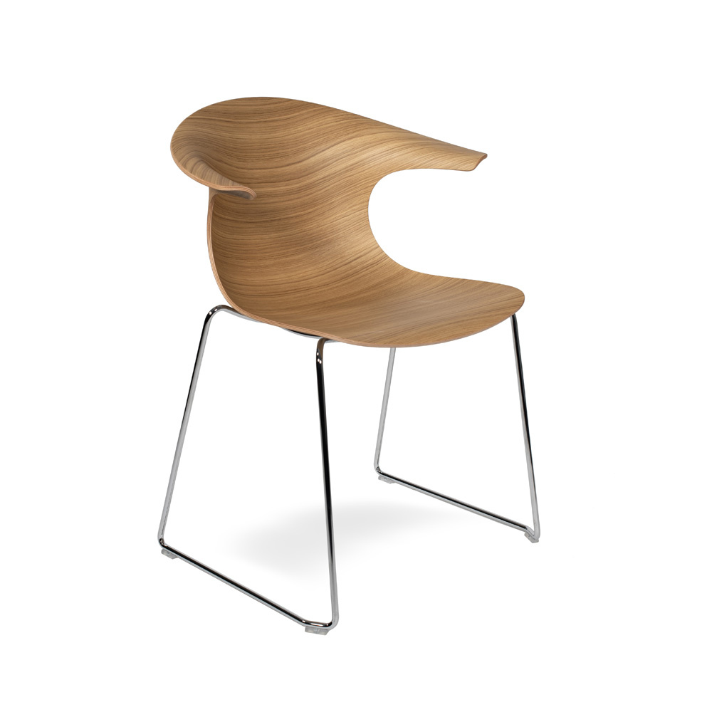 Infiniti Loop 3D Wood Sled tuoli