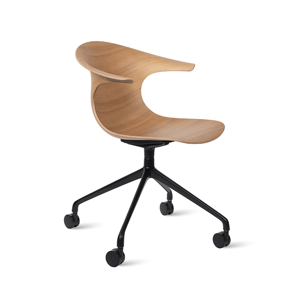 Infiniti Loop 3D Wood Swivel tuoli