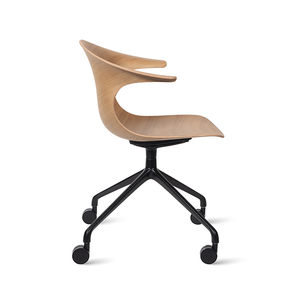 Infiniti Loop 3D Wood Swivel tuoli