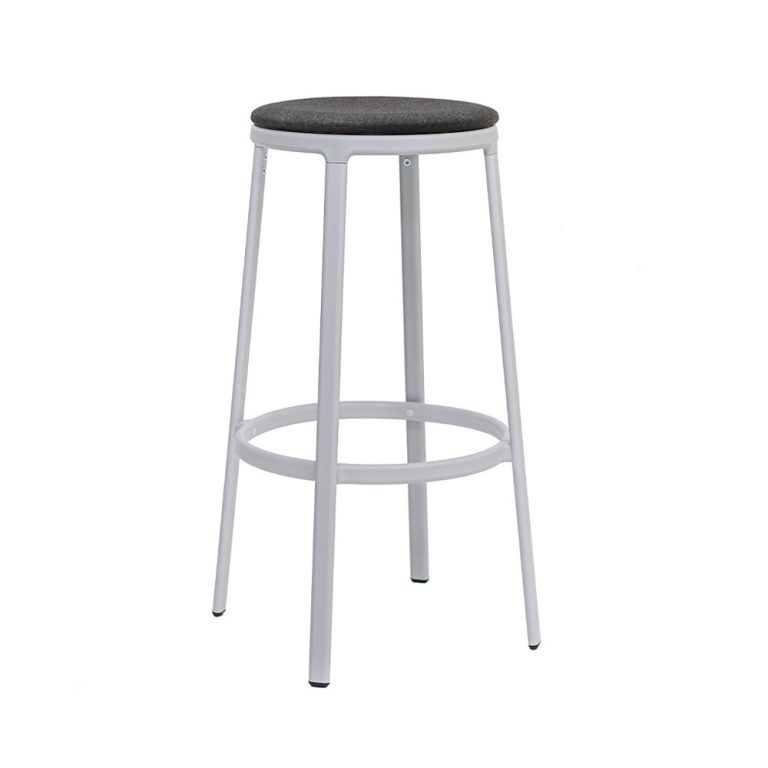 Infiniti Round&Round Bar Stool Upholstered Seat Swivel korkea baarijakkara pyörivä