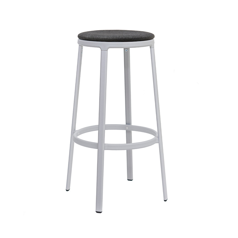 Infiniti Round&Round Bar Stool Upholstered Seat Swivel korkea baarijakkara pyörivä