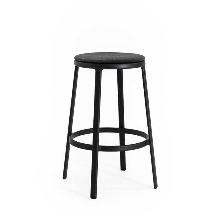 Infiniti Round&Round Kitchen Stool Upholstered Seat Swivel matala baarijakkara pyörivä