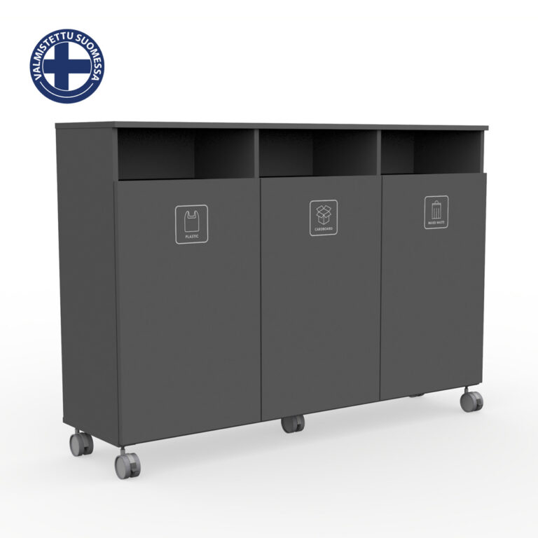 Edella Max Large L-H3 jätteiden lajittelukaappi (3x150 L)