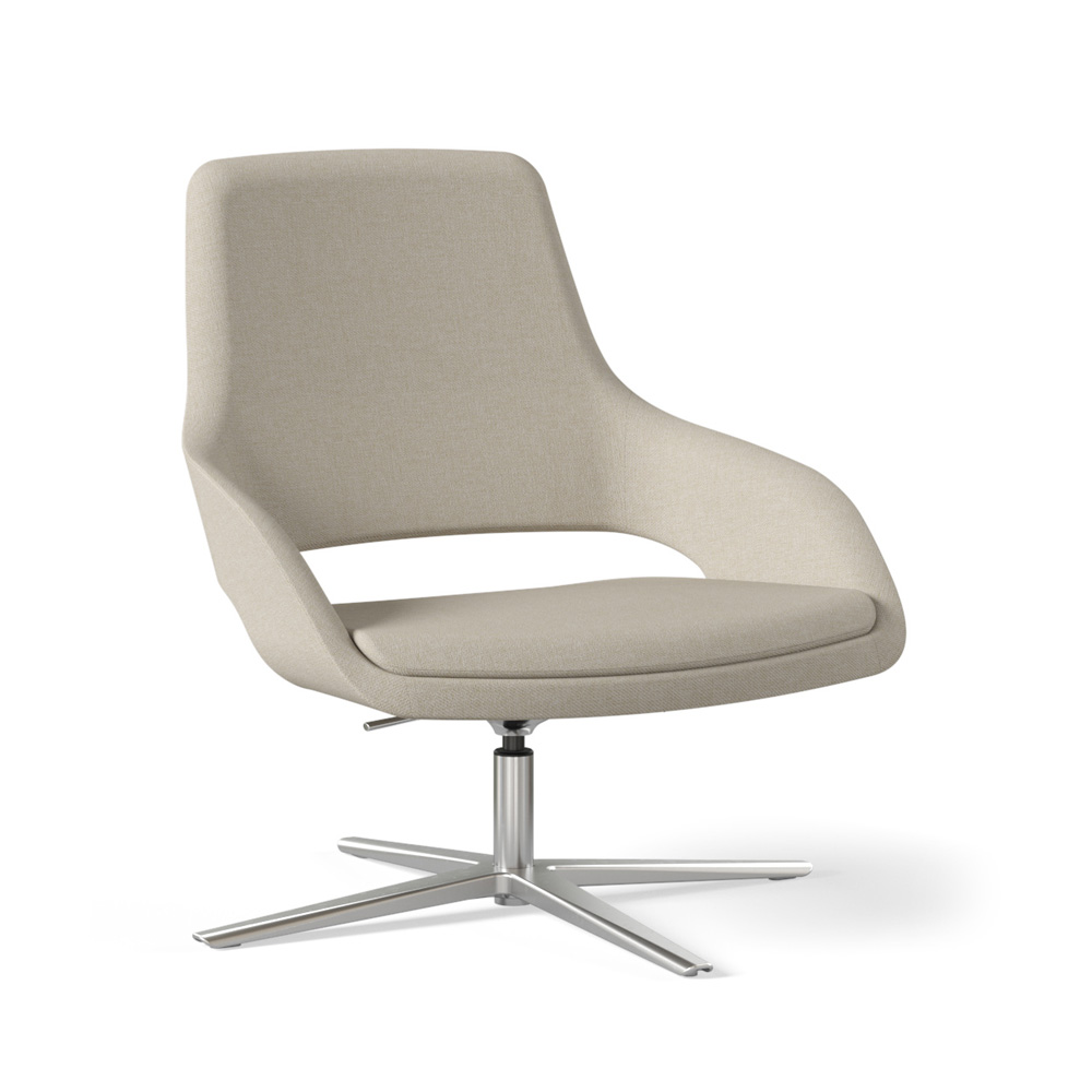 Narbutas Sandie Low-Back Lounge Swivel nojatuoli