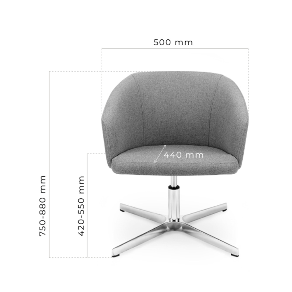 MJ Design Sic Biss 2 BS4LAL neuvottelutuoli
