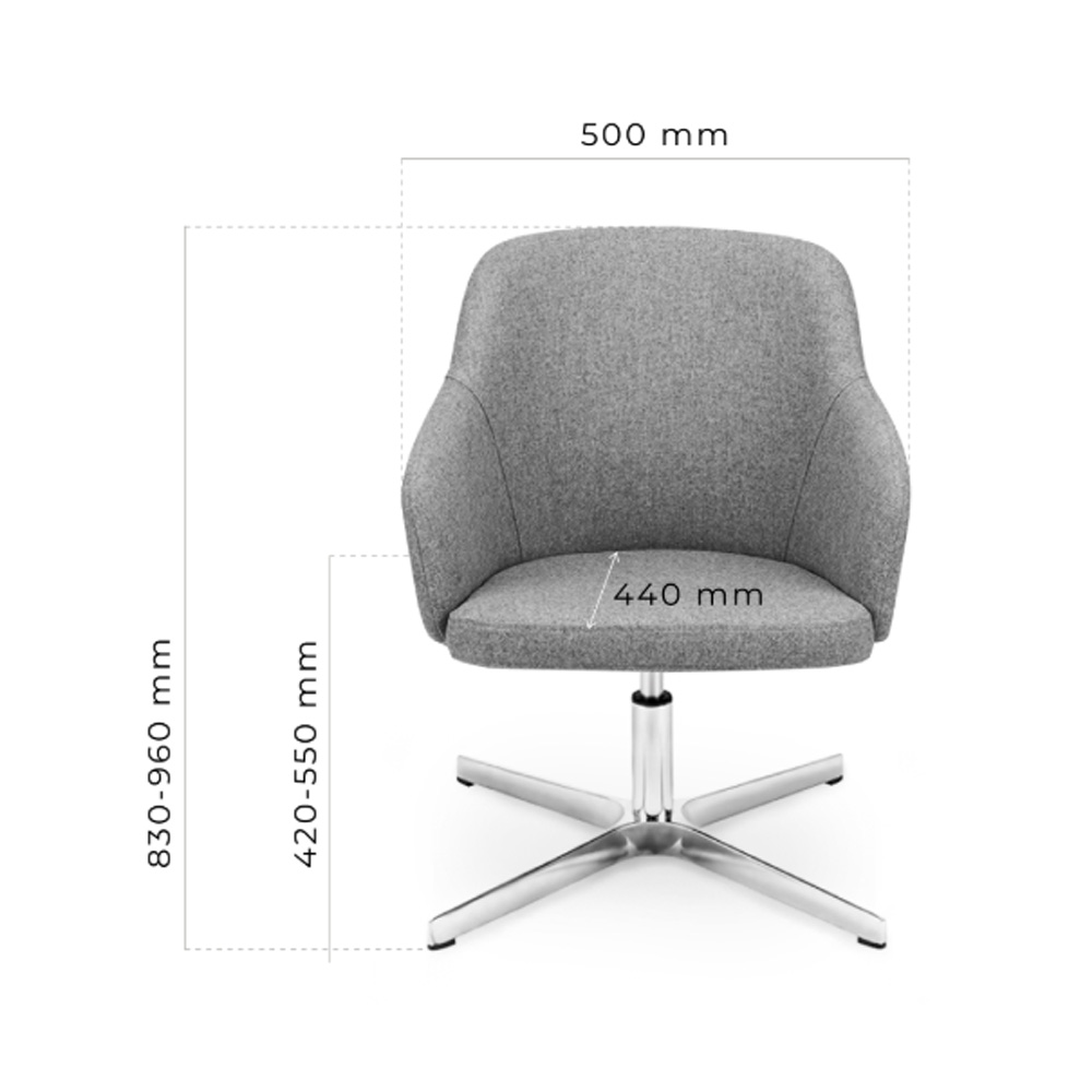 MJ Design Sic Biss 4 BS4LBL neuvottelutuoli