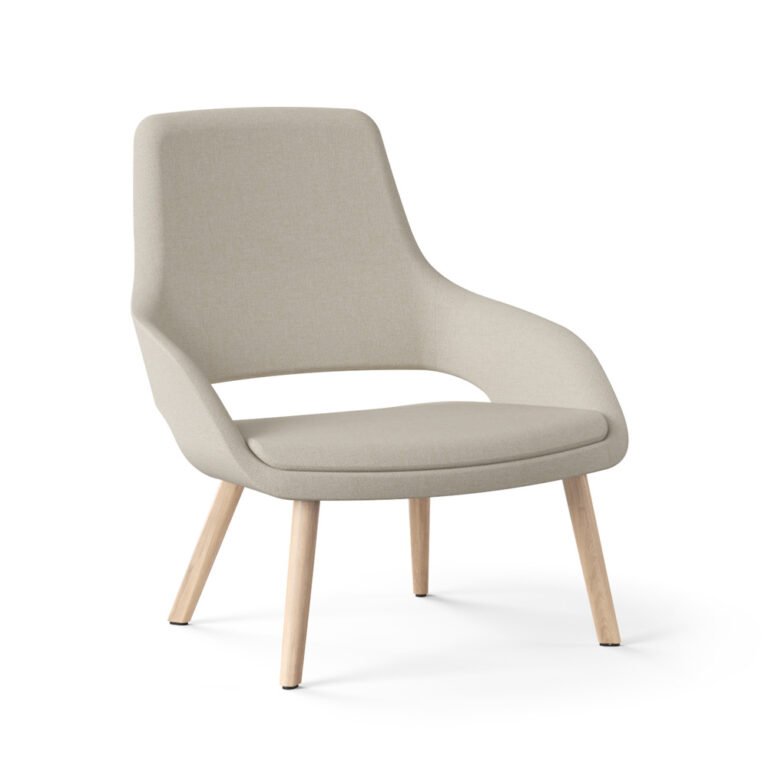 Narbutas Sandie Low-Back Lounge Wood nojatuoli