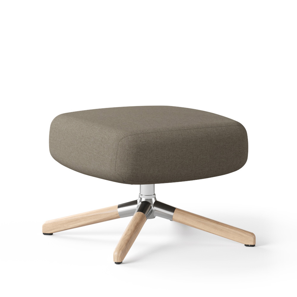 Narbutas Sandie Ottoman Swivel Wood jalkarahi