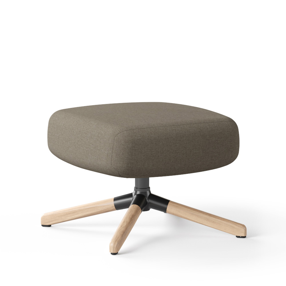Narbutas Sandie Ottoman Swivel Wood jalkarahi