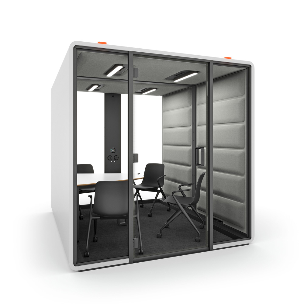 Mikomax_Hushoffice_HushFree_Access_L_vetäytymistila_hiljainen_tila_02 - Edella Hushoffice HushFree Access L.A 4-6-hengen esteetön vetäytymistila