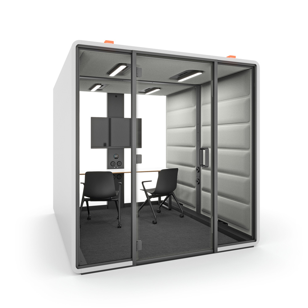 Mikomax_Hushoffice_HushFree_Access_L_vetäytymistila_hiljainen_tila_05 - Edella Hushoffice HushFree Access L.B 4-6-hengen esteetön vetäytymistila
