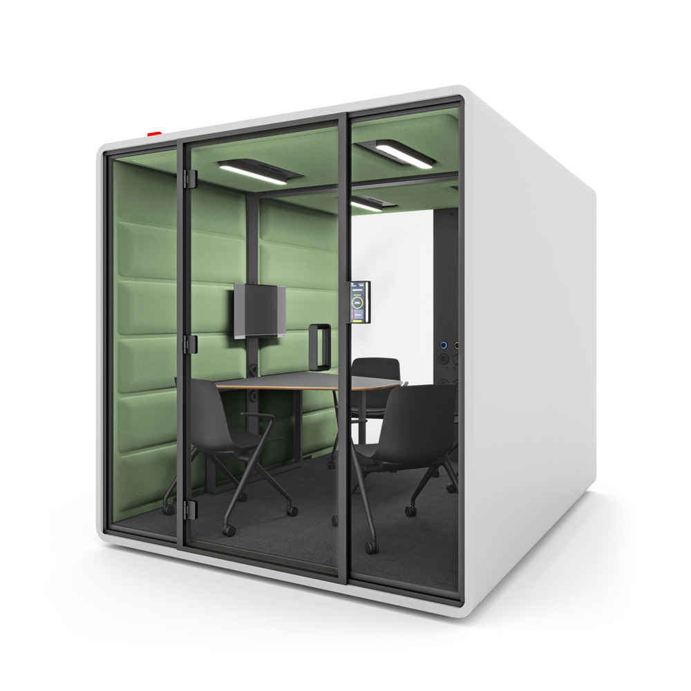 Mikomax_Hushoffice_HushFree_L_8-hengen_vetäytymistila_hiljainen_tila_04 - Edella Hushoffice HushFree L.B 4-6-hengen vetäytymistila