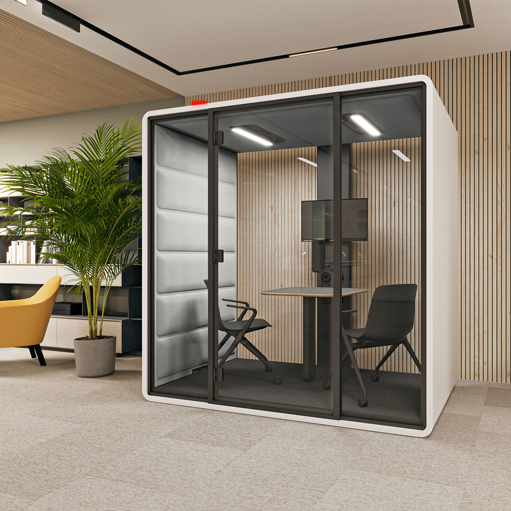 Mikomax_Hushoffice_HushFree_M_4-hengen_vetäytymistila_hiljainen_tila_04 - Edella Hushoffice HushFree M 4-hengen vetäytymistila