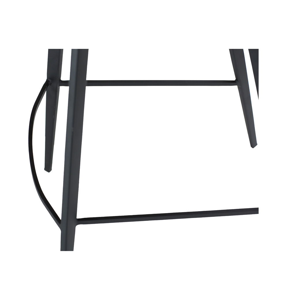 Danform_HYPE-BAR-STOOL_baarituoli_-vintage_cocoa_art_leather_w_black_metal_legs_11 - Edella Dan-Form Hype Bar Stool baarituoli korkea keinonahka