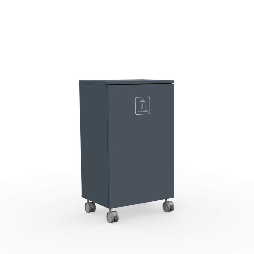 Max_Large_L1_Alby_blue_jätteiden_lajitteluvaunu_lajittelukaappi_01 - Edella Edella Max Large L-L1 jätteiden lajittelukaappi (150 L)